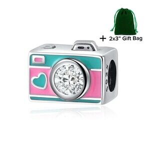 Camera Bracelet Charm | 925 Silver | Brand New